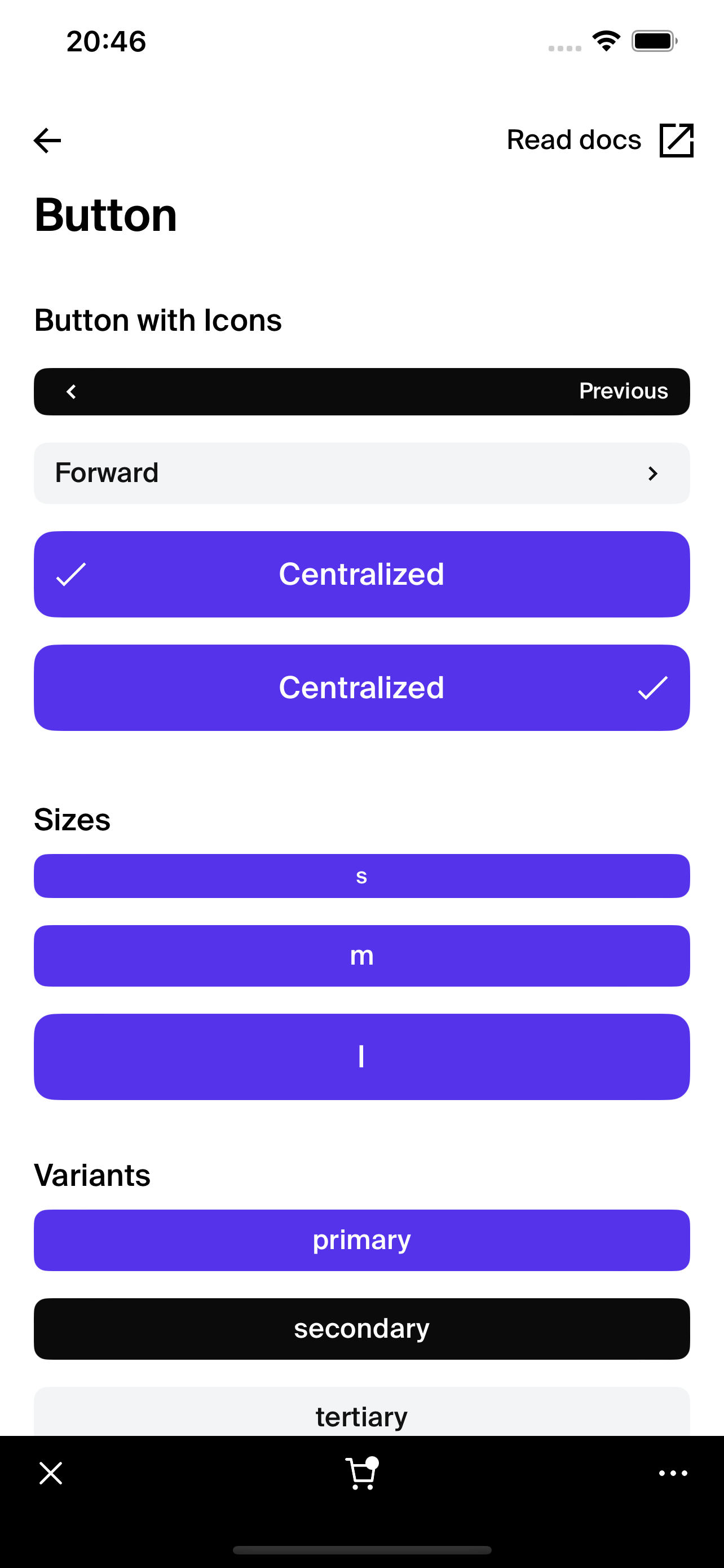 The PressableAnimated component in action